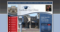 Desktop Screenshot of faulknereyeclinic.com